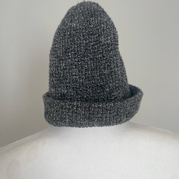 Yea.Nice Beanie Soft Knit Folded Waffle Weave Beanie Hat-Cap Heather Gray Unisex - Picture 3 of 8